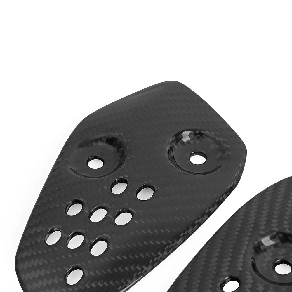 For YAMAHA MT07 FZ07 2014-2023 Carbon Fiber Motorcycle Accessories Pedal Guard Rear Pedal Guard Heel Plate Decorative