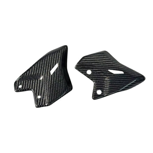 Suitable for Kawasaki Ninja 650-Z650 Motorcycle Accessories Rear Pedal Wing Board Carbon Fiber Rear Guard Board 2017-2024