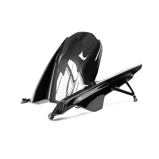 For BMW BMW S1000RR 2019-2024 M1000RR 2020-2024 S1000R 2021-2024 M1000R 2023-2024 100% Carbon Fiber Rear Hugger with Chain Guard