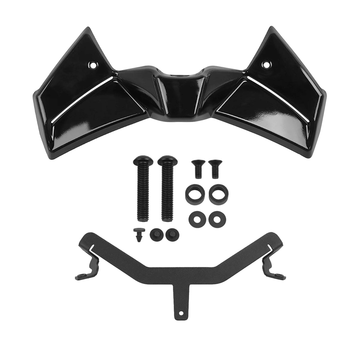 For Yamaha MT-09 MT 09 MT09 2024 2025 Motorcycle Front Spoiler Kit Downforce Naked Frontal Spoilers Winglet Aerodynamic Wing