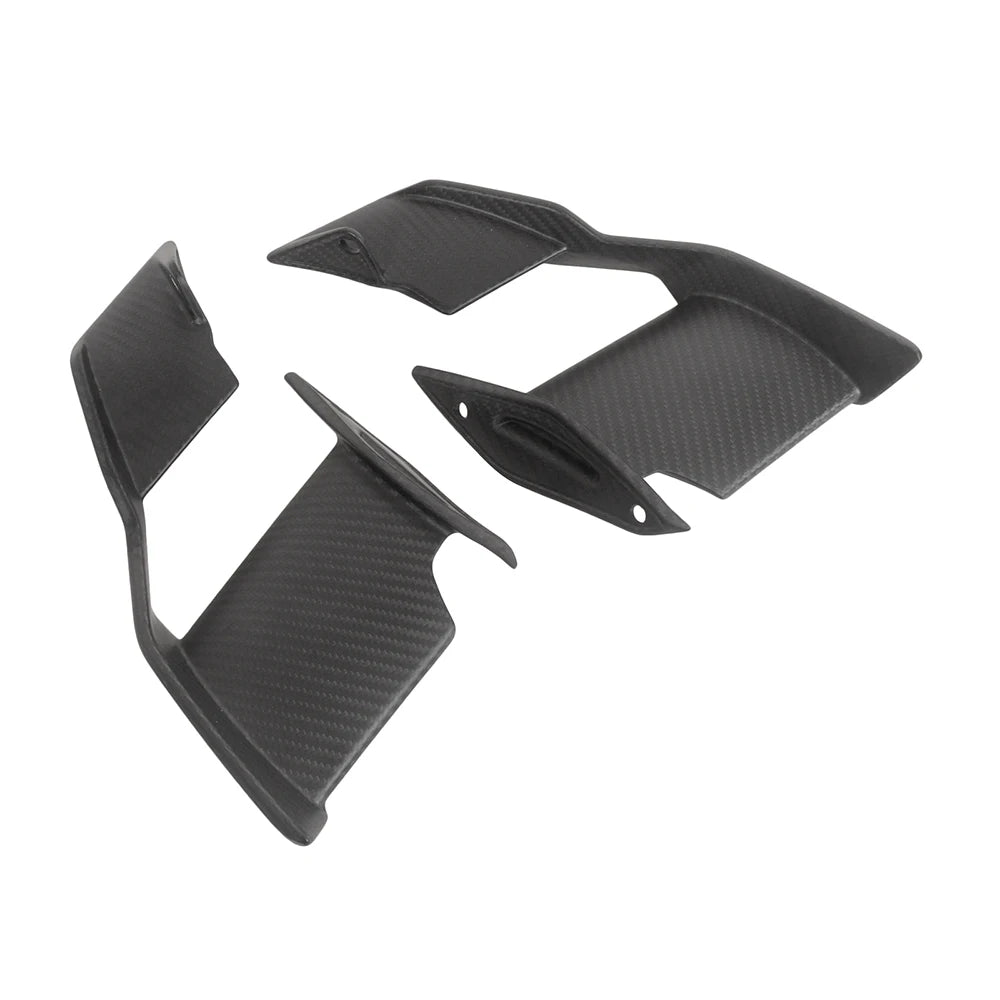 Carbon Fiber Side Winglets Wing Protector Cover Front Fairings for BMW S1000RR M1000R 2023 2024