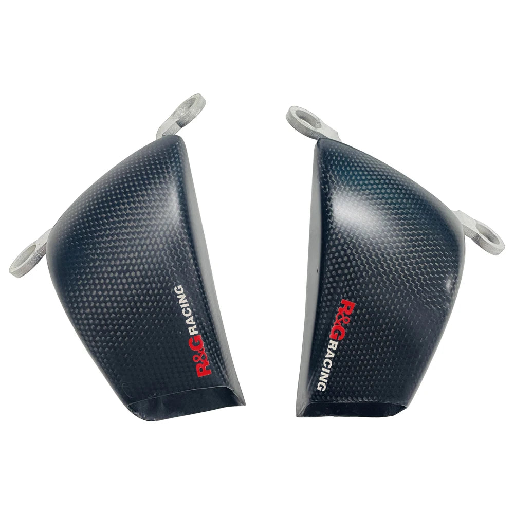 Suitable for Kawasaki ZX6R Motorcycle Modification Front Brake Air Guide Radiator Carbon Fiber Caliper Heat Dissipation