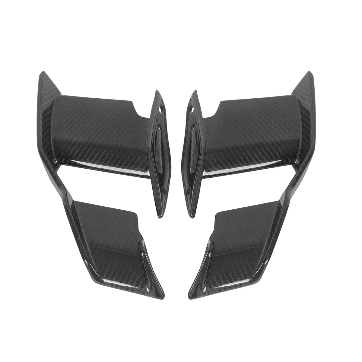 Carbon Fiber Side Winglets Wing Protector Cover Front Fairings for BMW S1000RR M1000R 2023 2024