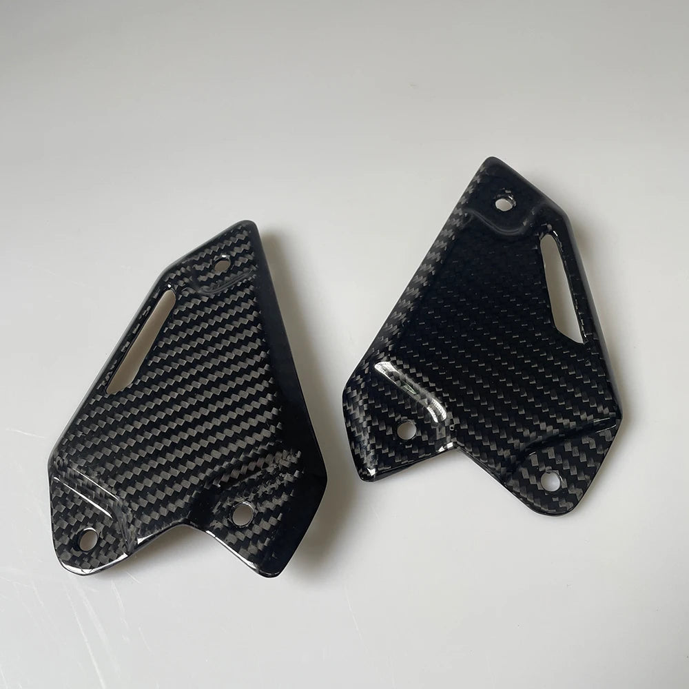 Z900 Carbon Fiber Motorcycle Accessories Footrest Heel Guard Cover for KAWASAKI Z900 2017-2023 Rearsets Foot Rest Peg Protector