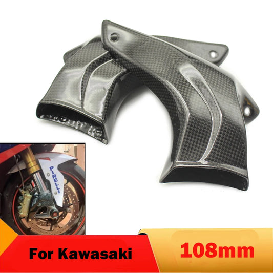 For Kawasaki Z900 Z750 Z800 Z650 Z1000 ER6N ZX10R ZX6R Ninja 300 400 650 H2 Motorcycle Brake System Air Cooling Air Ducts