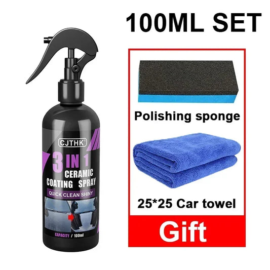 New 3-In-1 Motorcycle Car Ceramic Nano Coating Liquid Coatin Nano Crystal Hydrophobic Layer Polishing Paint Coating Agent