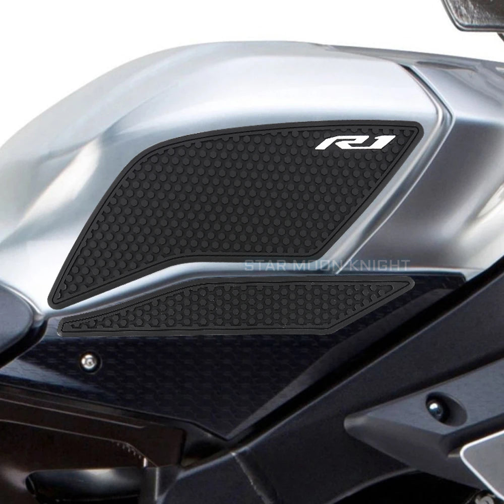 For Yamaha YZF R1 R1M YZFR1 YZF-R1 2015 - 2021 Motorcycle Non-Slip Side Fuel Tank Stickers Waterproof Pad Rubber Sticker
