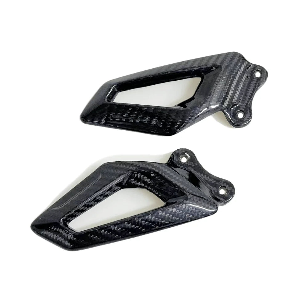 For BMW S1000RR S1000RR 2019-2023 2024 100% Carbon Fiber Motorcycle Foot Pad Protector Driver'S Heel Plates Guards Footrests