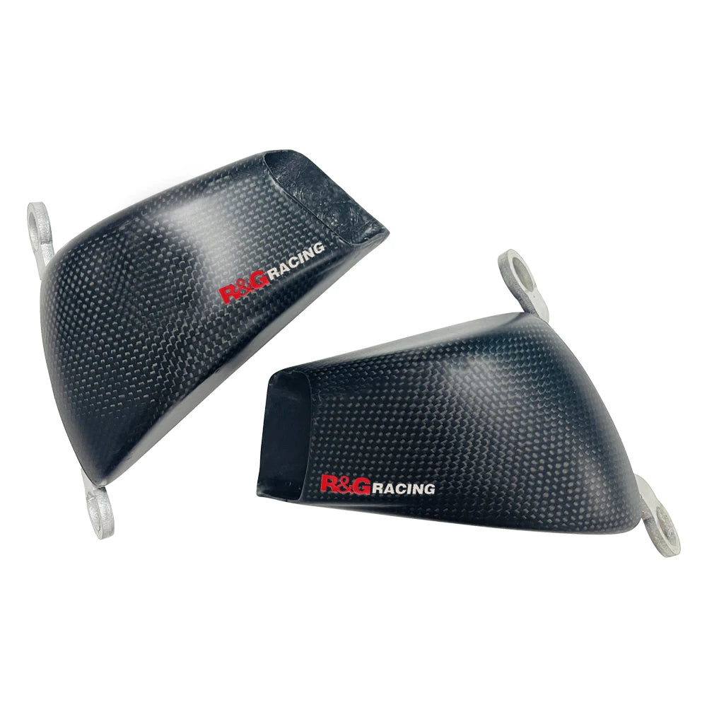 Suitable for Kawasaki ZX6R Motorcycle Modification Front Brake Air Guide Radiator Carbon Fiber Caliper Heat Dissipation