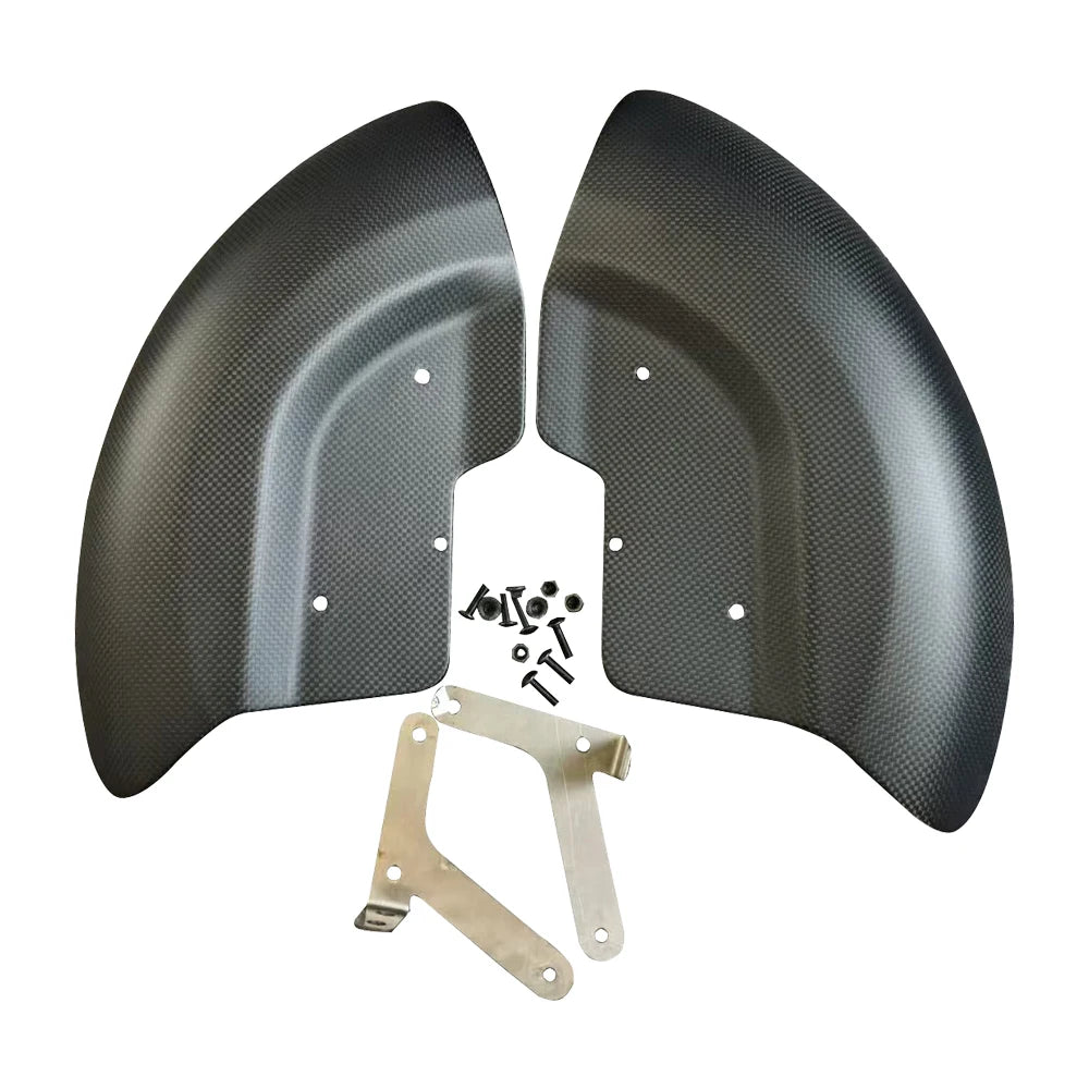 New for Ducati V2 V4 V4S Street Fighter V4 Carbon Fiber Wheel Cover Kit Air Deflector Protective Fairing Motorcycle Accessories