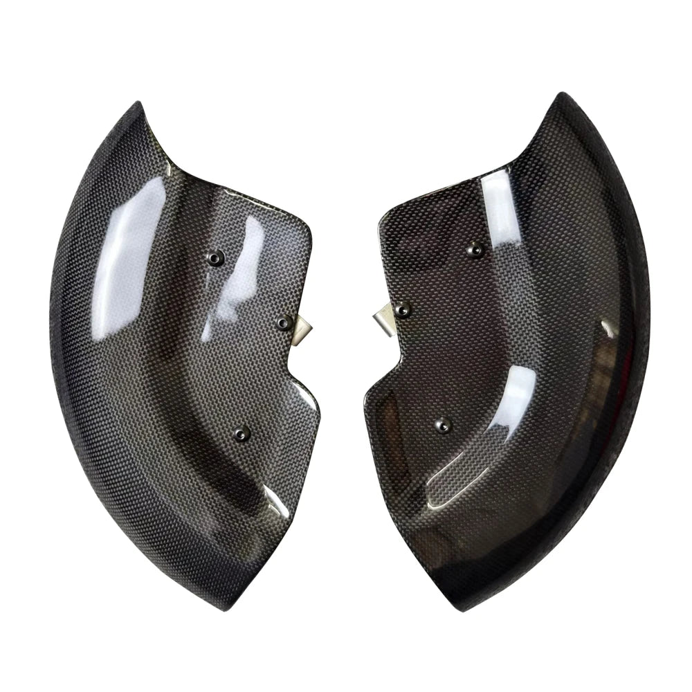 New for Ducati V2 V4 V4S Street Fighter V4 Carbon Fiber Wheel Cover Kit Air Deflector Protective Fairing Motorcycle Accessories