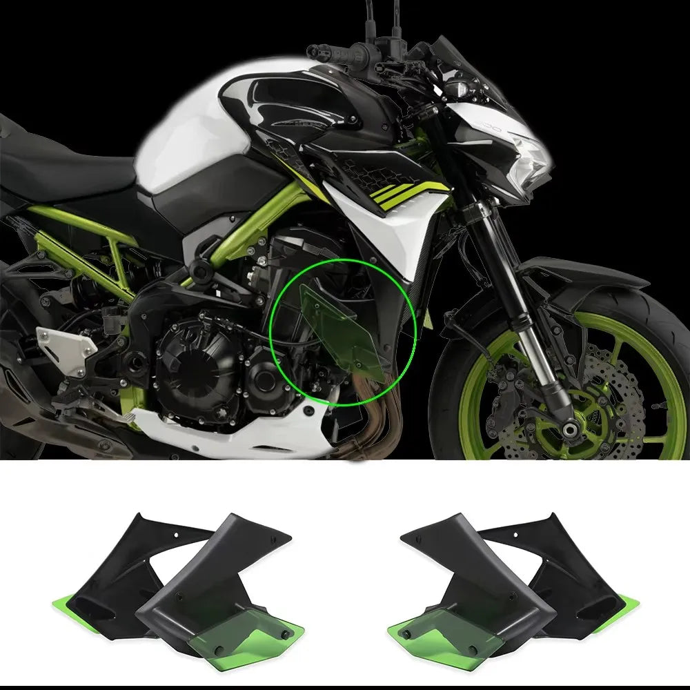 For Kawasaki Z900 Z 900 2017 2018 2019 Motorcycle Parts Side Downforce Naked Spoilers Fixed Wing Winglet Fairing Wing Deflectors