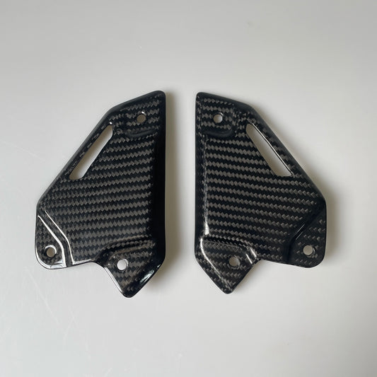 Z900 Carbon Fiber Motorcycle Accessories Footrest Heel Guard Cover for KAWASAKI Z900 2017-2023 Rearsets Foot Rest Peg Protector