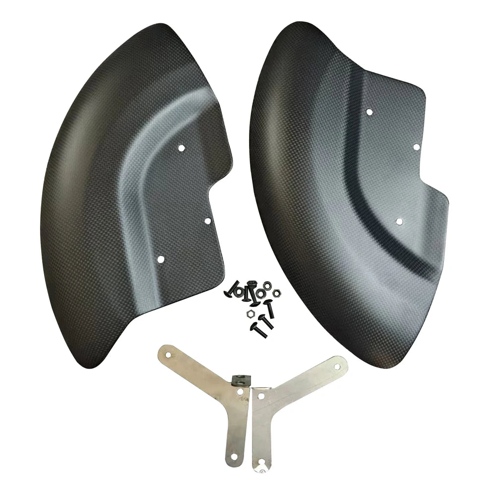 New for Ducati V2 V4 V4S Street Fighter V4 Carbon Fiber Wheel Cover Kit Air Deflector Protective Fairing Motorcycle Accessories