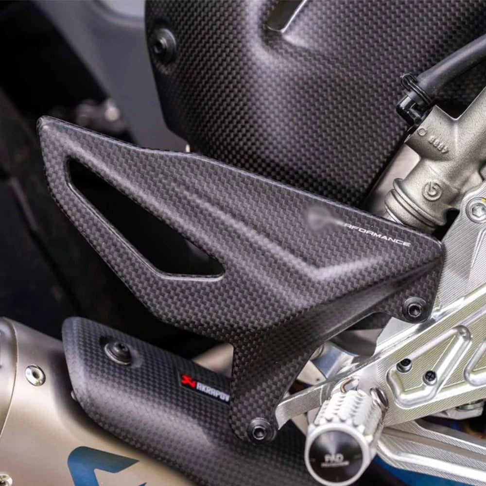 For DUCATI Streetfighter V2 V4/S 2020-2024 NEW Carbon Fiber Accessories Motorcycle Heel Guard Protector Foot Wing Rearset