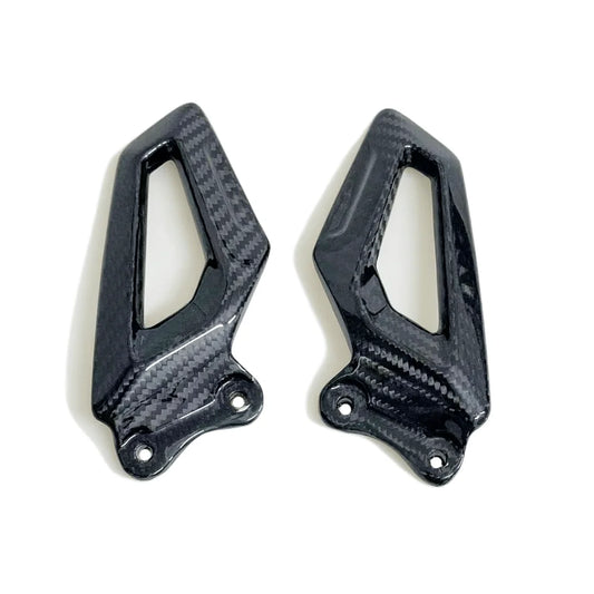 For BMW S1000RR S1000RR 2019-2023 2024 100% Carbon Fiber Motorcycle Foot Pad Protector Driver'S Heel Plates Guards Footrests